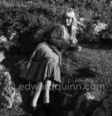 Marina Vlady. Nice 1955. - Photo by Edward Quinn