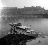 Huong Giang (River of Scents), former Maid Marion, the yacht of the Emperor Bao-Dai of Vietnam. Monaco 1954. - Photo by Edward Quinn